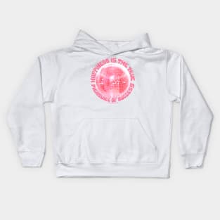 Happiness is the True Measure of Success in Pink Kids Hoodie